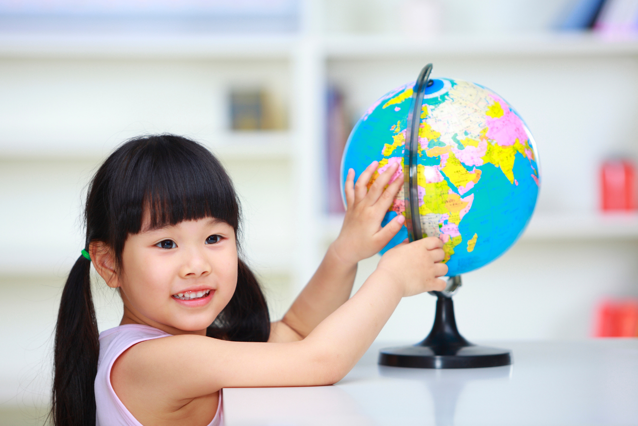 A child taking an online Sparkfish lesson